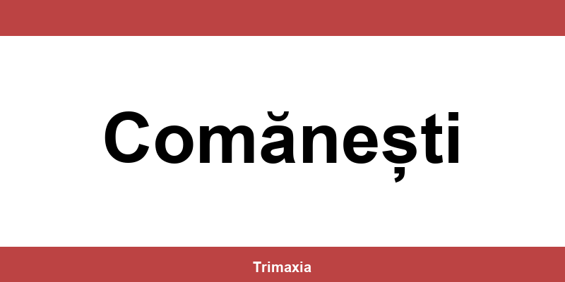 Informații de contact ale depozitului Sameday în Comănești