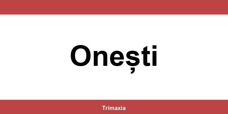 Informații de contact ale depozitului Sameday în Onești