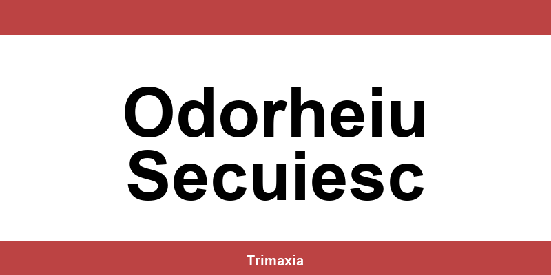 Informații de contact ale depozitului Sameday în Odorheiu Secuiesc